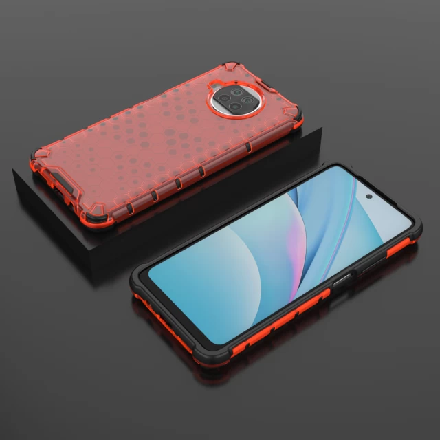 Чехол HRT Honeycomb для Xiaomi Mi 10T Lite Red (9111201917422)