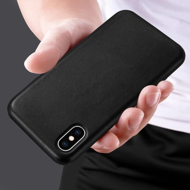 Чехол HRT ECO Leather Case для iPhone 12 Pro Max Black (9111201918696)