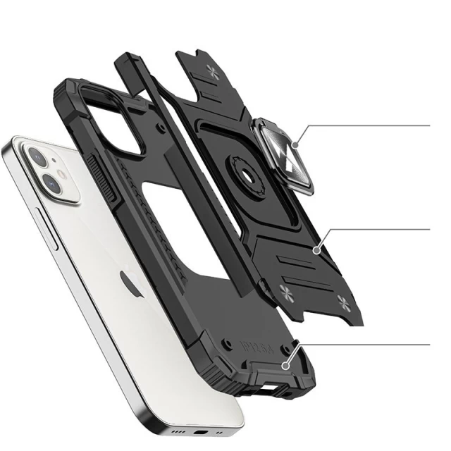 Чехол Wozinsky Ring Armor для iPhone 12 mini Black (9111201919129)
