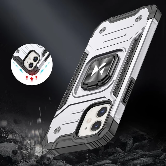 Чохол Wozinsky Ring Armor для iPhone 12 mini Silver (9111201919174)