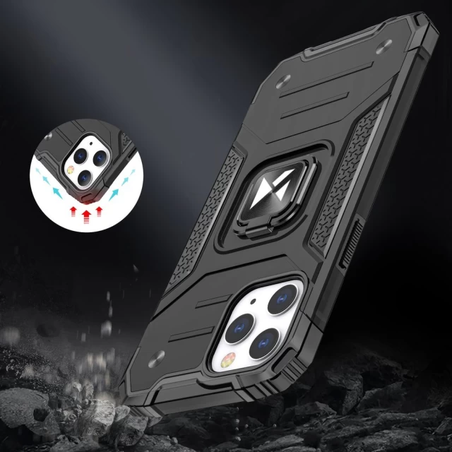 Чохол Wozinsky Ring Armor для iPhone 12 Pro Max Black (9111201919235)