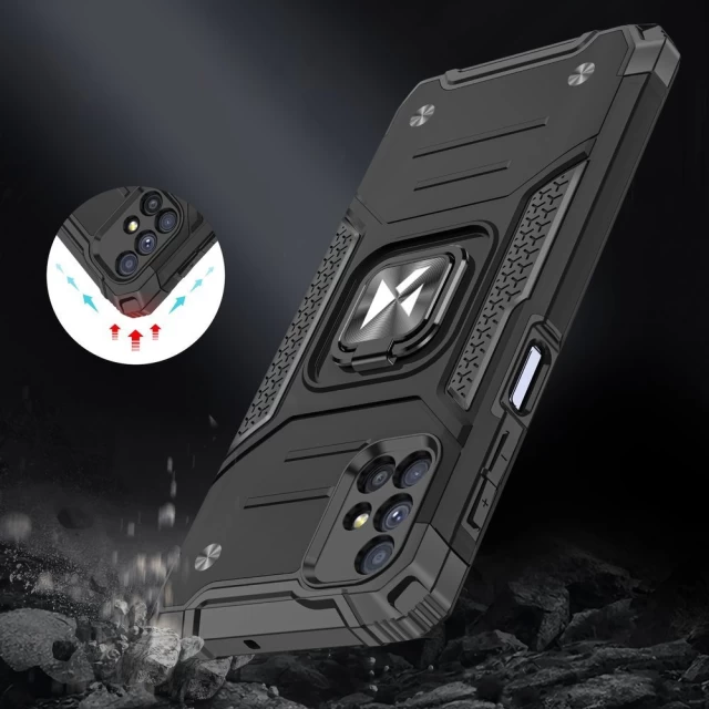 Чехол Wozinsky Ring Armor для Samsung Galaxy M51 Black (9111201919952)