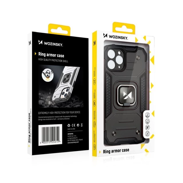 Чехол Wozinsky Ring Armor для Samsung Galaxy M51 Black (9111201919952)