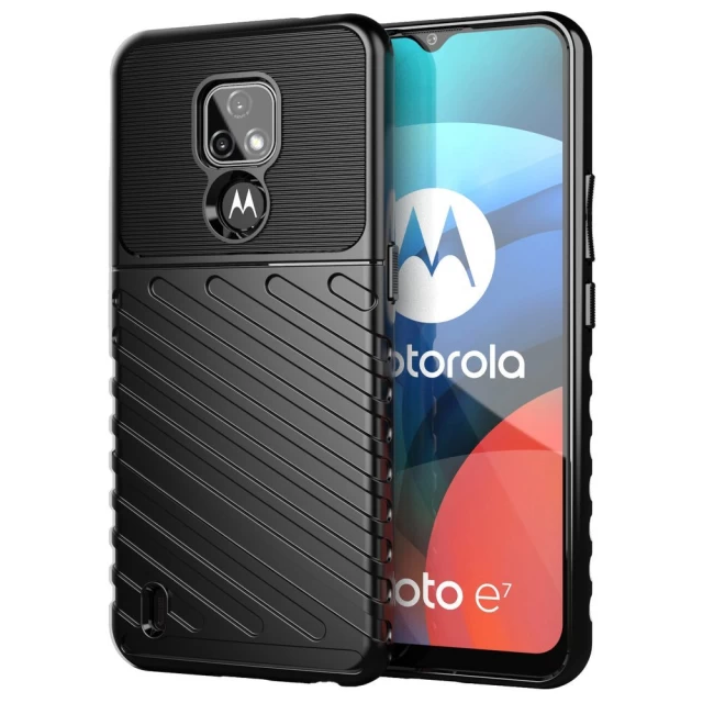 Чохол HRT Thunder Case для Motorola Moto E7 Black (9111201922433)