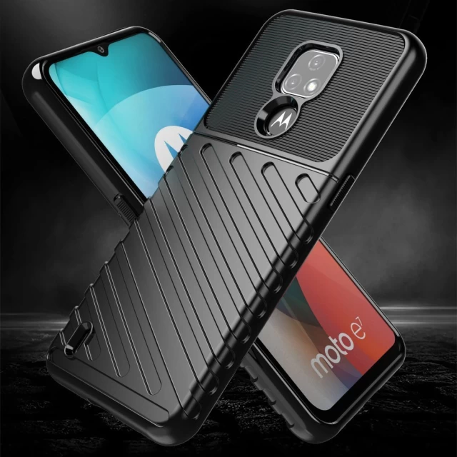 Чохол HRT Thunder Case для Motorola Moto E7 Black (9111201922433)