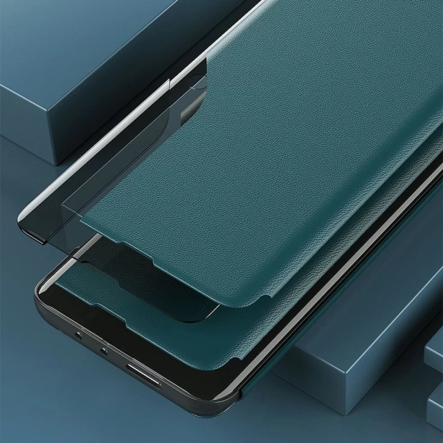 Чехол HRT Eco Leather View Case для Samsung Galaxy A12 | M12 Blue (9111201923089)
