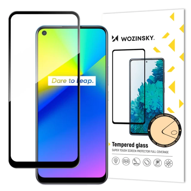 Защитное стекло Wozinsky Tempered Glass Full Glue для Realme 7i Black (9111201924468)