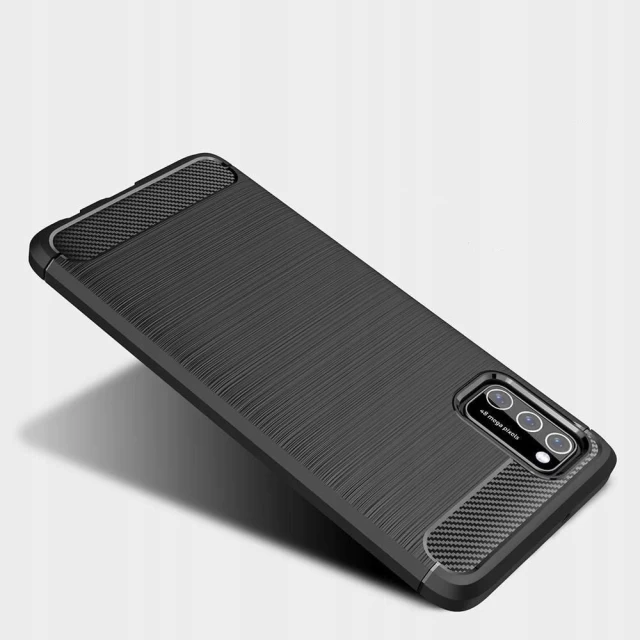 Чехол HRT Carbon для Xiaomi Poco M3 Black (9111201924581)