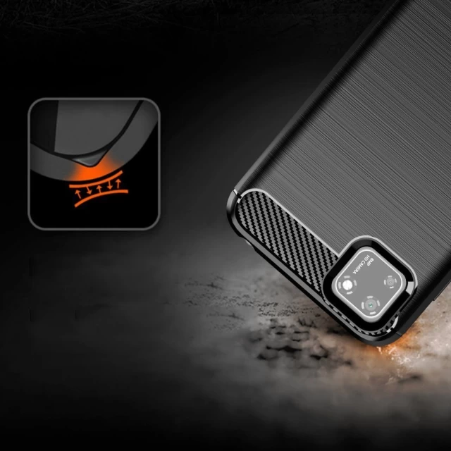 Чехол HRT Carbon для Oppo A73 Black (9111201924673)