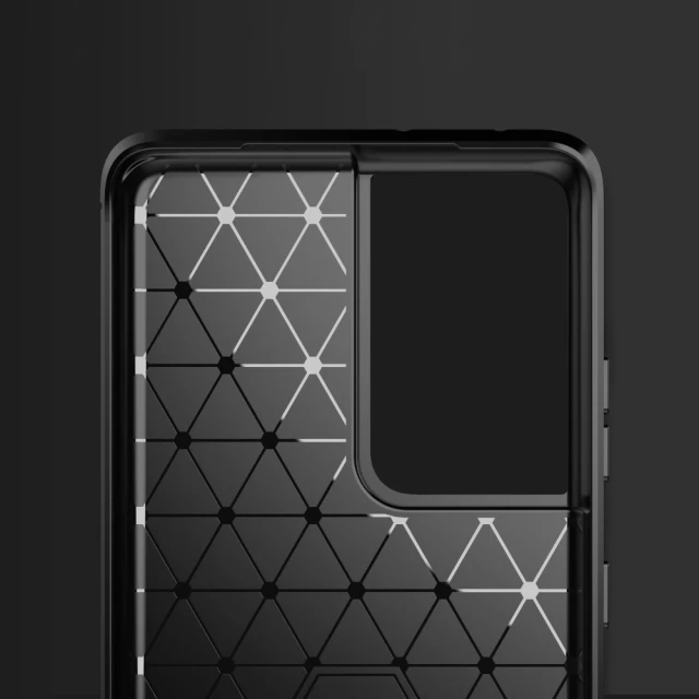 Чохол HRT Carbon для Samsung Galaxy S21 Ultra 5G Black (9111201924819)