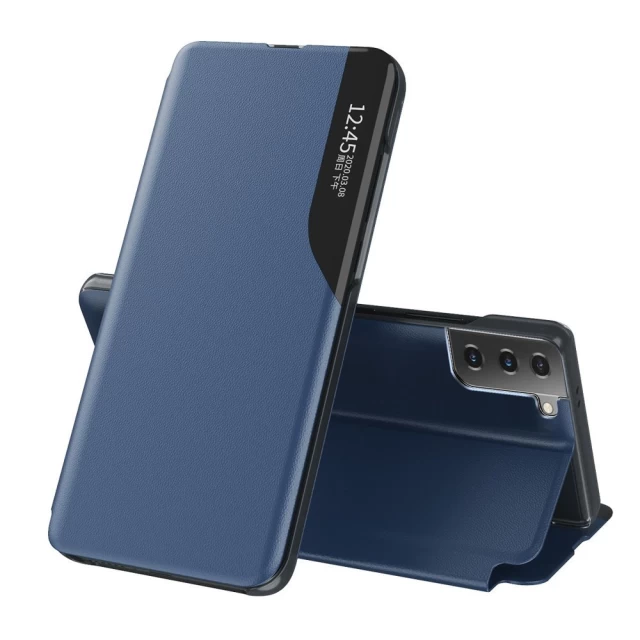 Чехол HRT Eco Leather View Case для Samsung Galaxy S21 Plus 5G Blue (9111201925069)