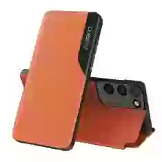 Чехол HRT Eco Leather View Case для Samsung Galaxy S21 Ultra 5G Orange (9111201925168)