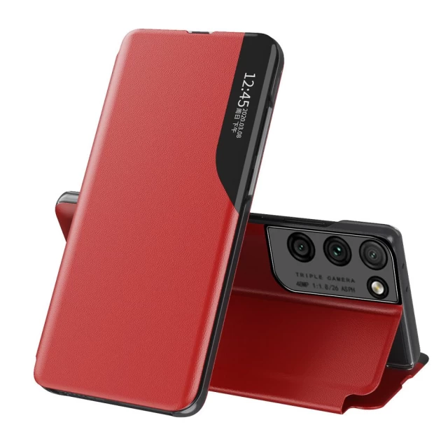 Чохол HRT Eco Leather View Case для Samsung Galaxy S21 Ultra 5G Red (9111201925182)