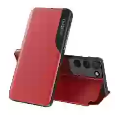 Чехол HRT Eco Leather View Case для Samsung Galaxy S21 Ultra 5G Red (9111201925182)
