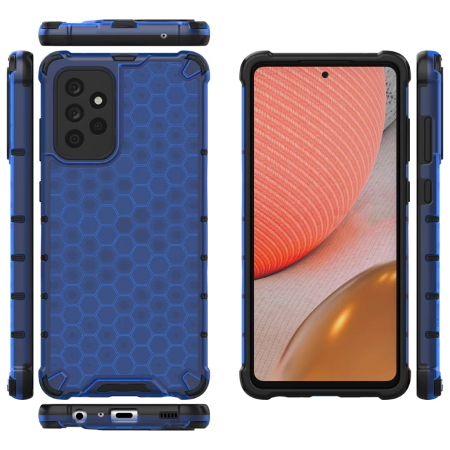 Чехол HRT Honeycomb для Samsung Galaxy A72 4G Blue (9111201925502)