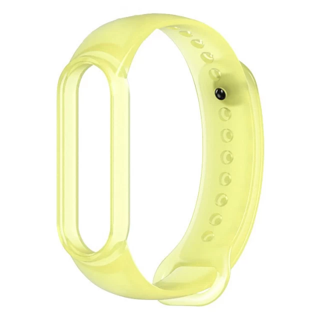 Ремешок HRT Silicone Band для Xiaomi Mi Band 6/5 Yellow (9111201927704)