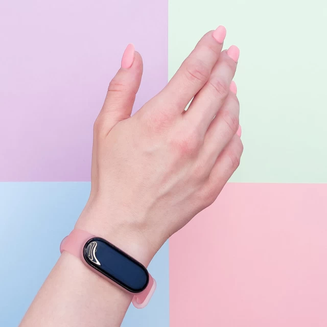 Ремінець HRT Silicone Band для Xiaomi Mi Band 6/5 Gold (9111201927766)