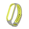 Ремешок HRT Silicone Dots Band для Xiaomi Mi Band 5 Grey/Green (9111201927865)