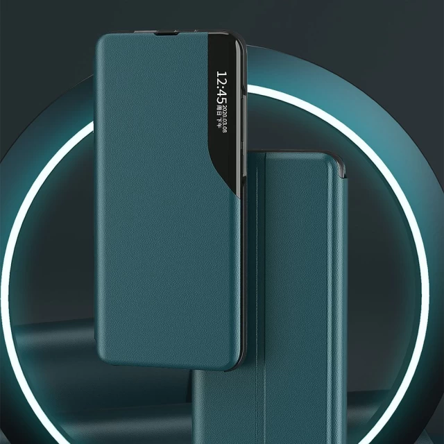 Чехол HRT Eco Leather View Case для Xiaomi Redmi Note 9T 5G Black (9111201928367)
