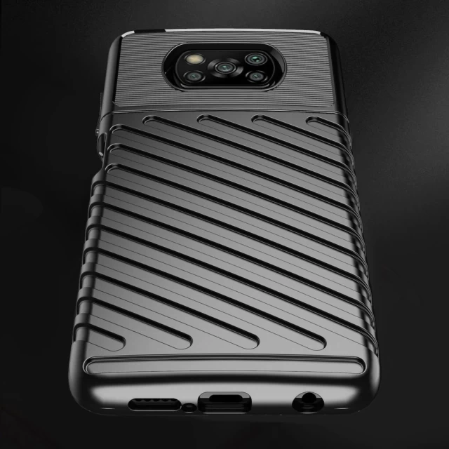 Чехол HRT Thunder Case для Xiaomi Poco X3 NFC/X3 Pro Black (9111201928596)