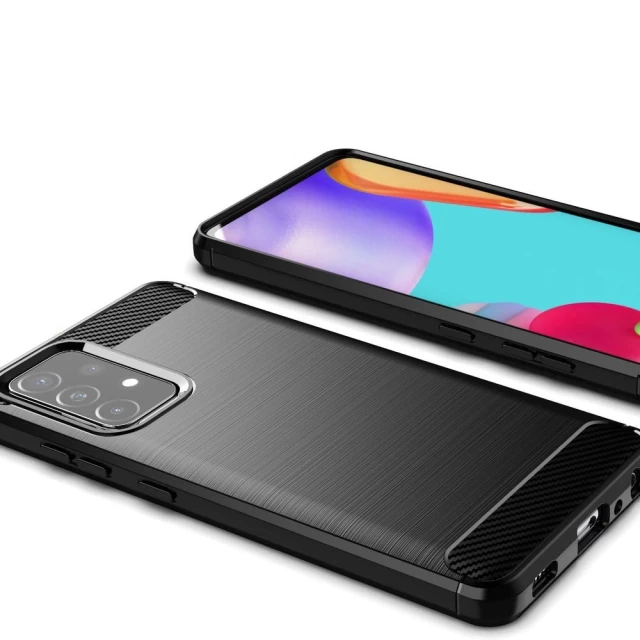 Чохол HRT Carbon Case для Samsung Galaxy A52s 5G/A52 5G/A52 4G Black (9111201929999)