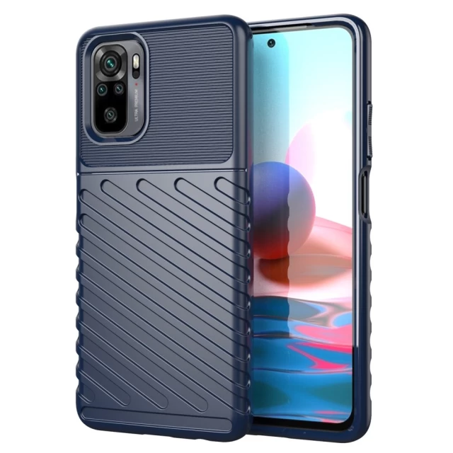 Чехол HRT Thunder Case для Xiaomi Redmi Note 10/10S Blue (9111201930124)