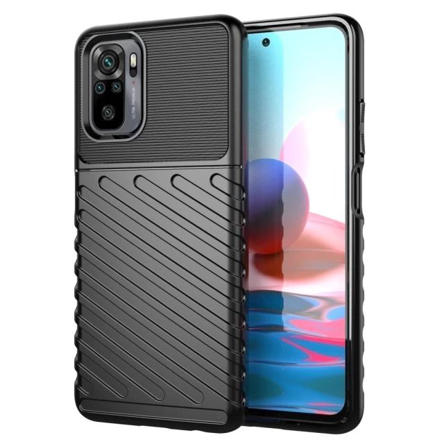 Чохол HRT Thunder Case для Xiaomi Redmi Note 10/10S Black (9111201930131)