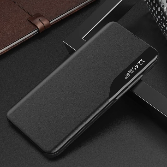 Чехол HRT Eco Leather View Case для Xiaomi Mi 11 Black (9111201930261)