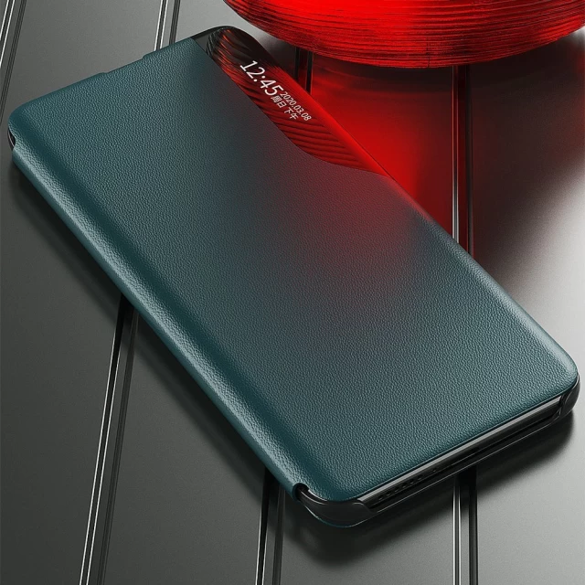 Чехол HRT Eco Leather View Case для Xiaomi Mi 11 Blue (9111201930278)