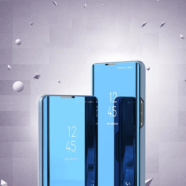 Чехол HRT Clear View для Xiaomi Redmi K40 Pro Plus/K40 Pro/K40/Poco F3 Blue (9111201930445)