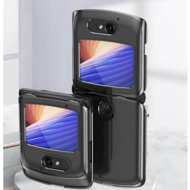 Чехол HRT Plating Case для Motorola Razr 5G Black (9111201930896)