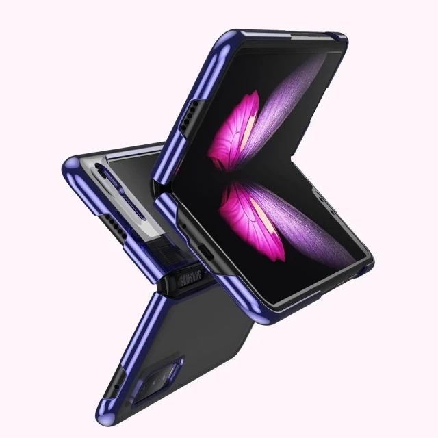 Чохол HRT Plating Case для Samsung Galaxy Fold Blue (9111201930988)