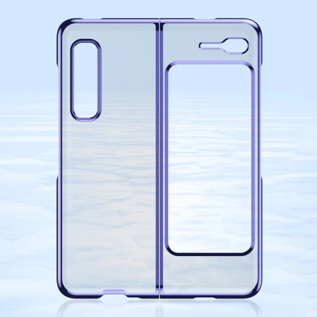 Чехол HRT Plating Case для Samsung Galaxy Fold Blue (9111201930988)