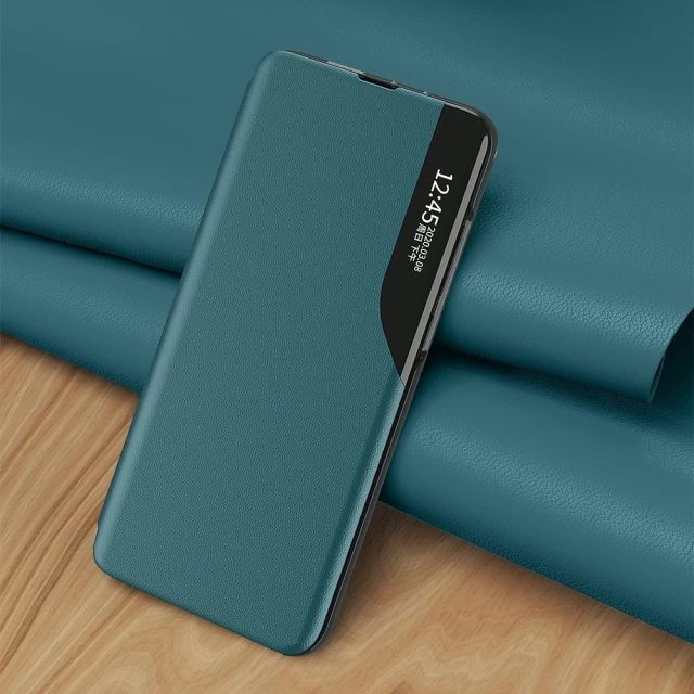 Чехол HRT Eco Leather View Case для Xiaomi Redmi K40 Pro Plus/K40 Pro/K40/Poco F3 Black (9111201931022)