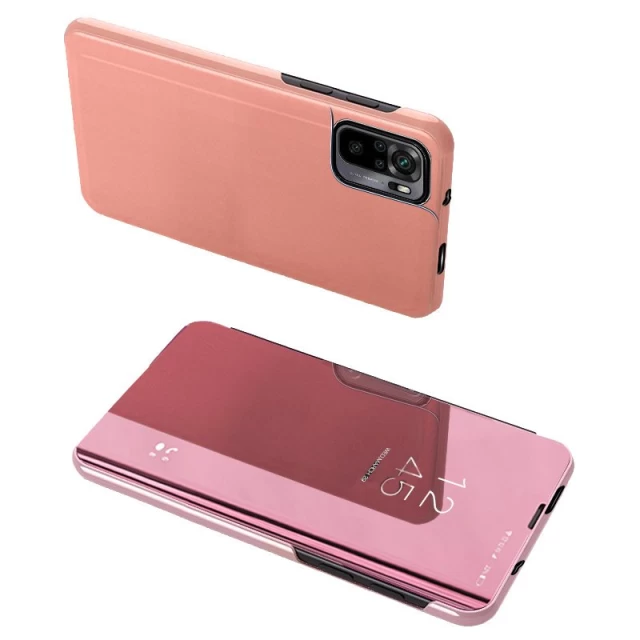 Чохол HRT Clear View для Xiaomi Redmi Note 10 Pro Pink (9111201932081)