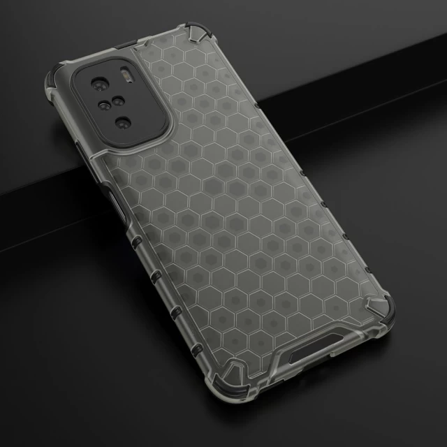 Чохол HRT Honeycomb для Xiaomi Redmi K40 Pro Plus/K40 Pro/K40/Poco F3 Black (9111201932098)