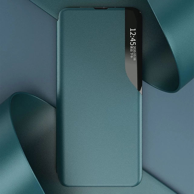Чехол HRT Eco Leather View Case для Xiaomi Redmi Note 10/10S Blue (9111201933002)