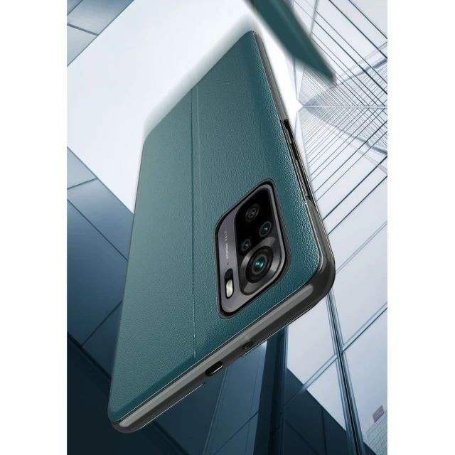 Чохол HRT Eco Leather View Case для Xiaomi Redmi Note 10/10S Green (9111201933019)