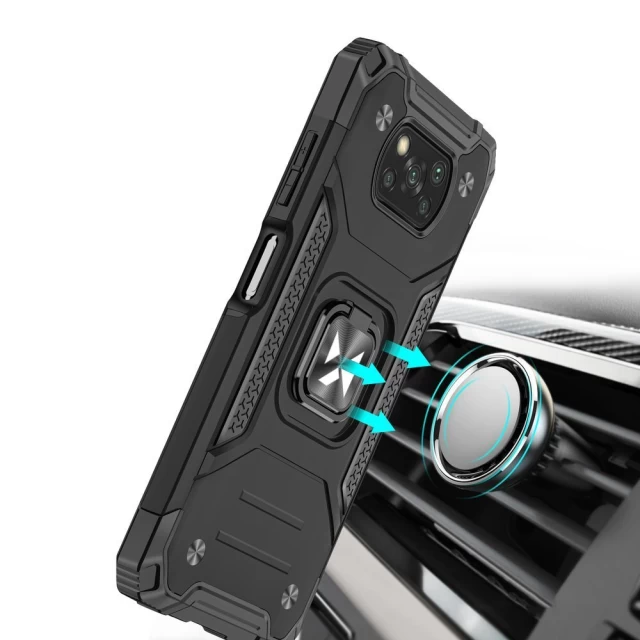 Чохол Wozinsky Ring Armor для Xiaomi Poco X3 Pro/Poco X3 NFC Black (9111201935808)