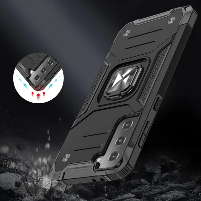 Чохол Wozinsky Ring Armor для Samsung Galaxy S21 5G Black (9111201936362)