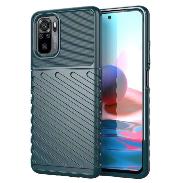 Чохол HRT Thunder Case для Xiaomi Redmi Note 10/10S Green (9111201936478)