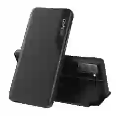 Чехол HRT Eco Leather View Case для Samsung Galaxy S21 FE Black (9111201936546)