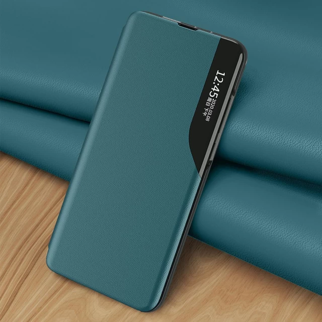 Чохол HRT Eco Leather View Case для Samsung Galaxy S21 FE Red (9111201936607)