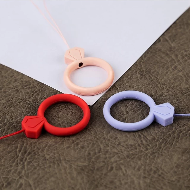 Шнур для чехла HRT Silicone Ring Pendant Light Pink (9111201936836)