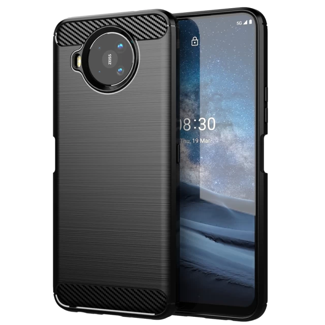 Чохол HRT Carbon Case для Nokia 8.3 5G Black (9111201937383)