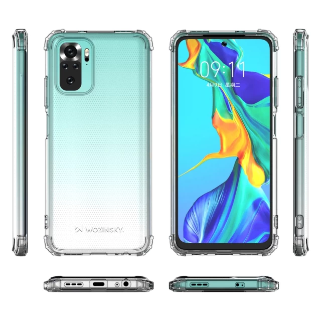 Чохол Wozinsky Anti-Shock для Xiaomi Redmi Note 10/10s Transparent (9111201938083)