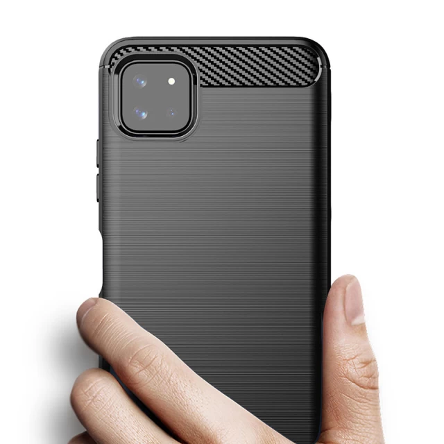 Чехол HRT Carbon Case для Samsung Galaxy A22 5G Black (9111201939295)