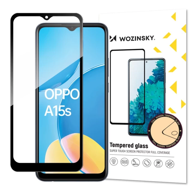 Захисне скло Wozinsky Tempered Glass для Oppo A15s/A15 Black (9111201939363)
