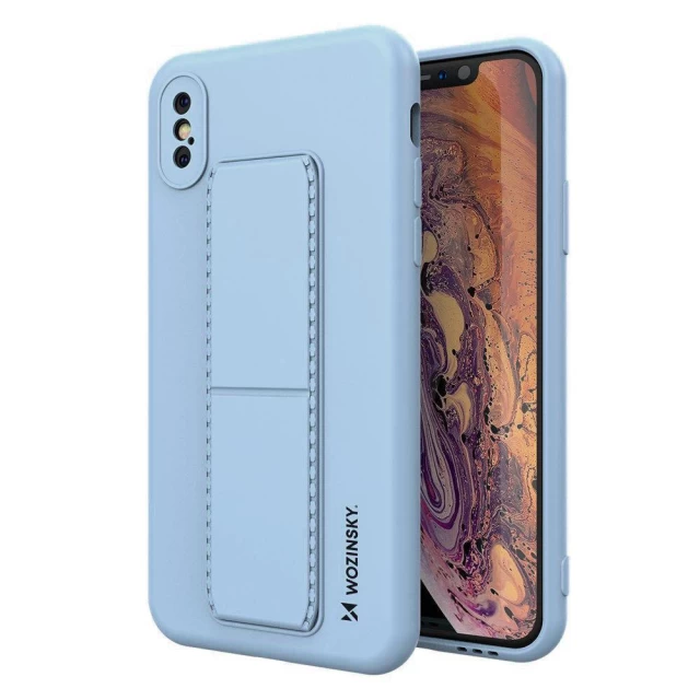 Чохол Wozinsky Kickstand Case для iPhone XS/X Light Blue (9111201939837)