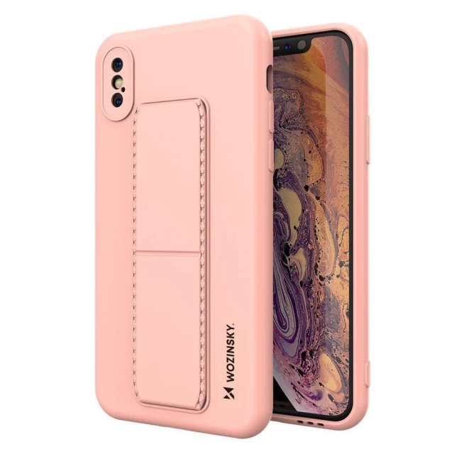 Чехол Wozinsky Kickstand Case для iPhone XS/X Pink (9111201939844)